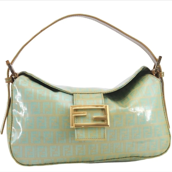 Fendi Handbags - Absolutely Gorgeous Fendi Zucchino FF y2k small mama Baguette purse